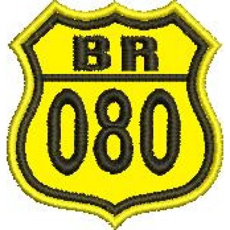 Patch Bordado BR 080 4,5x4 cm Cód.2089