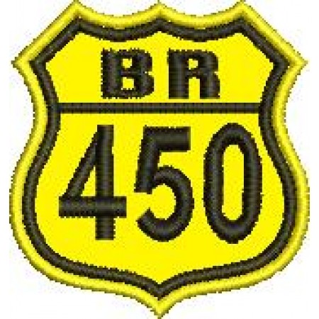 Patch Bordado BR450 4,5x4 cm Cód.2098