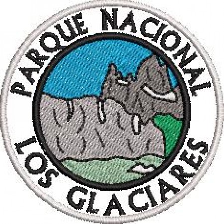 Patch Bordado Parque Nacional Los Glaciares 6x6 cm Cód.5187