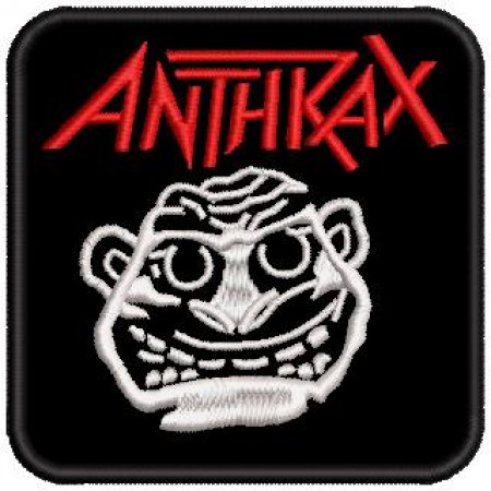 Patch Bordado Anthrax 8x8 cm Cód.2761