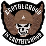 Patch Bordado Brotherhood 30x30 cm Cód.1238