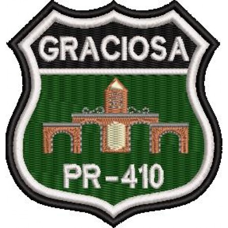 Patch Bordado Graciosa 7,5x7 cm Cód.1912