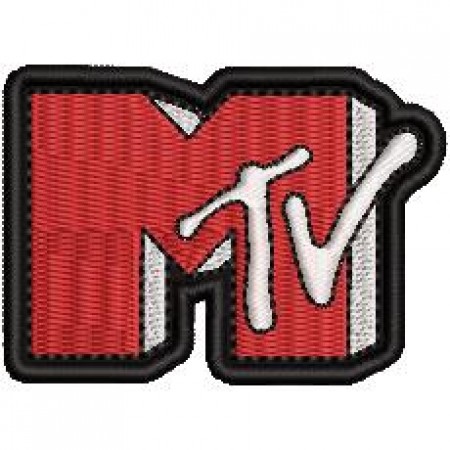 Patch Bordado MTV 4x6 cm - Cód.3429
