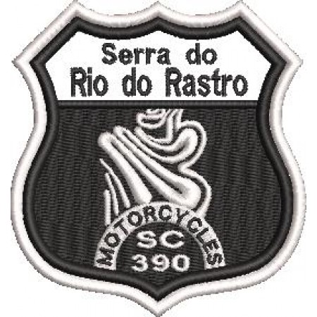 Patch Bordado Serra do Rio do Rastro 7,5x7 cm Cód.1913