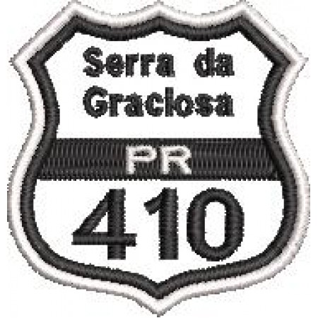 Patch Bordado Serra da Graciosa 5x4,5 cm Cód.2028