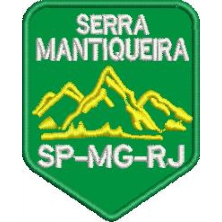 Patch Bordado Serra da Mantiqueira 6,5x5 cm Cód.5184