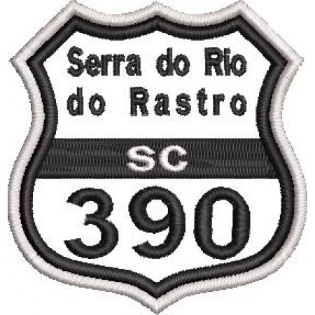Patch Bordado Serra do Rio do Rastro 7,5x7 cm Cód.1513