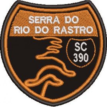 Patch Bordado Serra do Rio do Rastro 7x7 cm Cód.1726