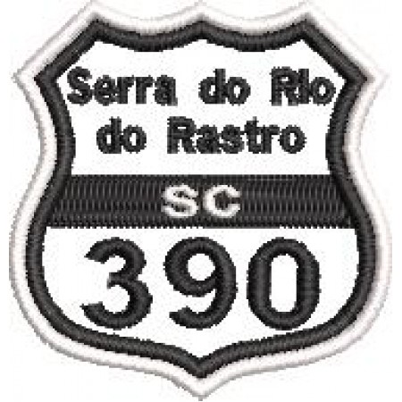 Patch Bordado Serra do Rio do Rastro 5x4,5 cm Cód.2029