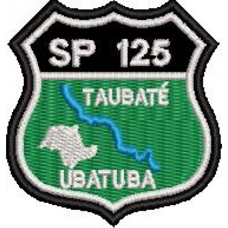 Patch Bordado Taubaté Ubatuba SP125 - 5x4,5 cm Cód.2052