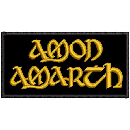 Patch Bordado Amon Amarth 5x10 cm Cód.2799