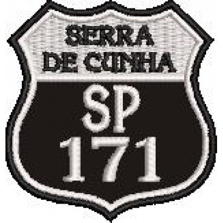 Patch Bordado Serra de Cunha SP 171 - 5x4,5 cm Cód.2021