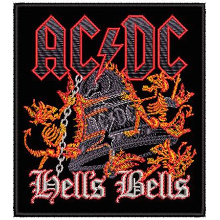 Patch Bordado AC DC Hells Bells 11x10 cm Cód.3112