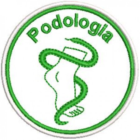 Patch Bordado Podologia 7,5x7,5 cm Cód.4655