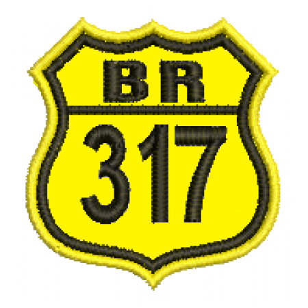 Patch Bordado BR317 - 4,5x4 cm Cód.5441