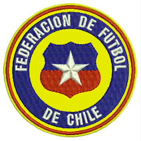 Patch Bordado Chile  9x9cm Cód.5339