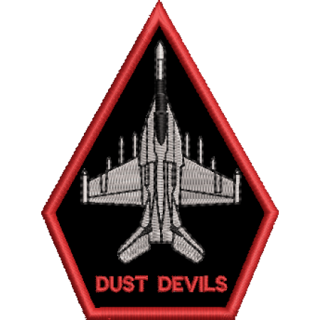 Patch Bordado Dust Devils Us Navy 9x6,5 cm Cód.5490