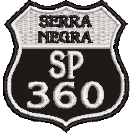 Patch Bordado Serra Negra 5x4,5 cm Cód.5472