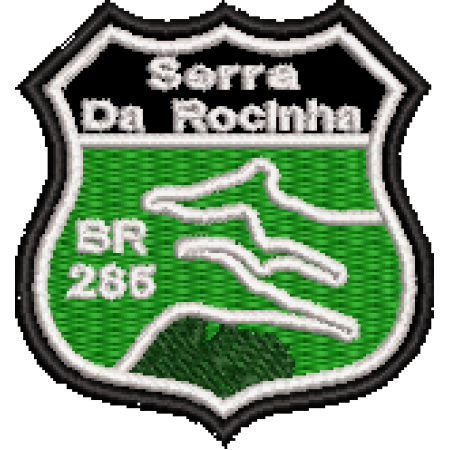Patch Bordado Serra da Rocinha 5x4,5 cm Cód.5868
