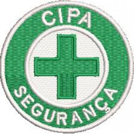 Patch Bordado CIPA 6,5x6,5 cm Cód.6422