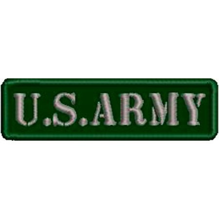 Patch Bordado US Army 2x8 cm Cód.6416