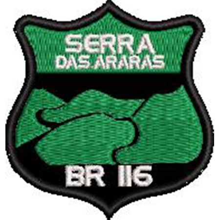 Patch Bordado Serra das Araras 6x5,5 cm Cód.6134