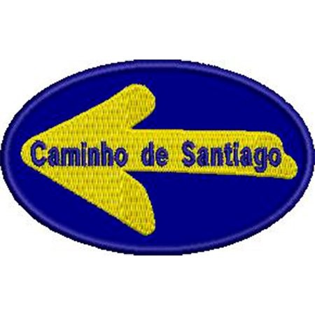 Patch Bordado Caminho de Santiago 5,5x9 cm Cód.6401
