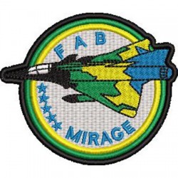Patch Bordado FAB Mirage 7,5x9 cm Cód.6385