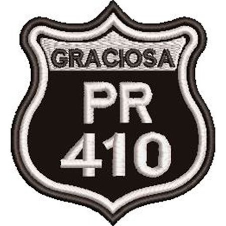 Patch Bordado Graciosa PR 410 8x7 cm Cód.6341