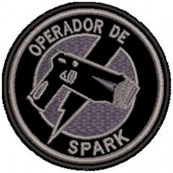 Patch Bordado Operador de Spark7x7 cm Cód.6393