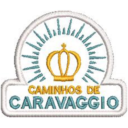 Patch Bordado Caminhos de Caravaggio 6x7 cm Cód.6113