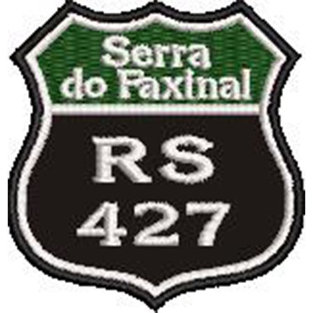 Patch Bordado Serra do Faxinal 5x4,5 cm Cód.6035