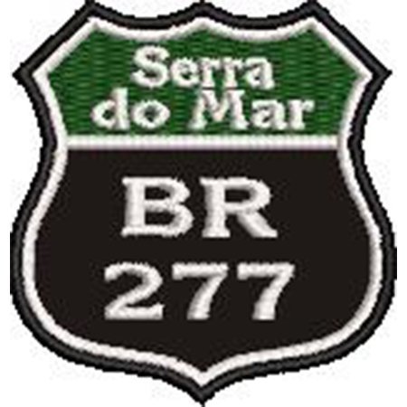 Patch Bordado Serra do Mar 5x4,5 cm Cód.6036