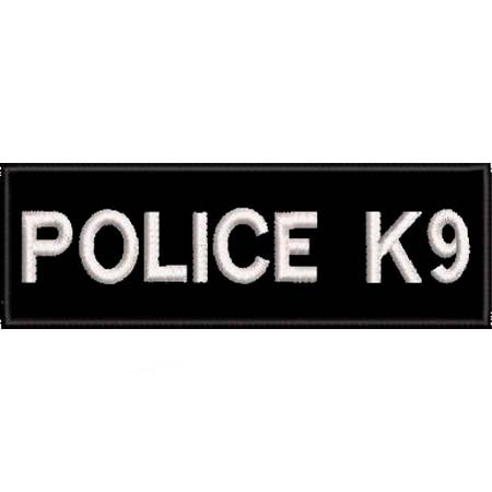 Patch Bordado Police K9 - 4x12 cm Cód.6188
